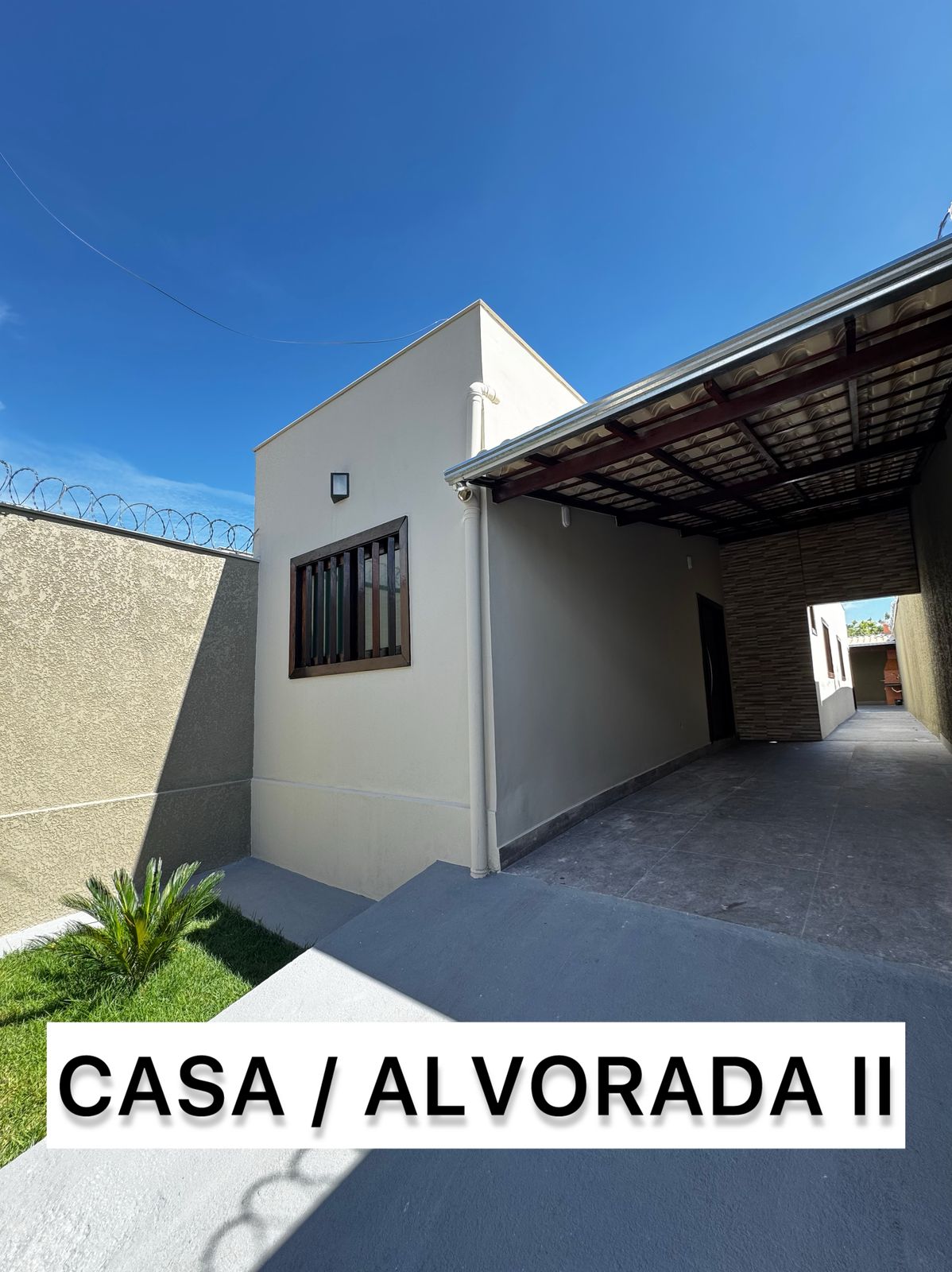 VENDO ÓTIMA CASA/NÃO GEMINADA- C/ ÁREA GOURMET-ALVORADA II