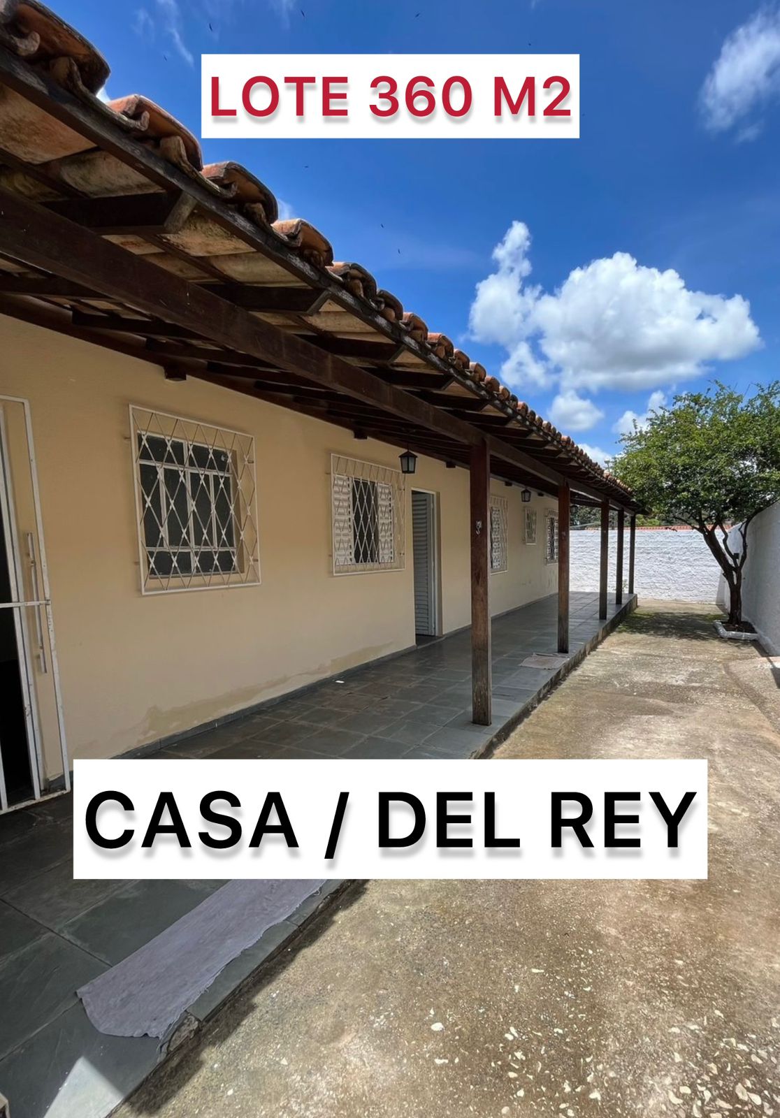 VENDO CASA  C/ ÓTIMO LOTE - DEL REY-em Sete Lagoas, MG