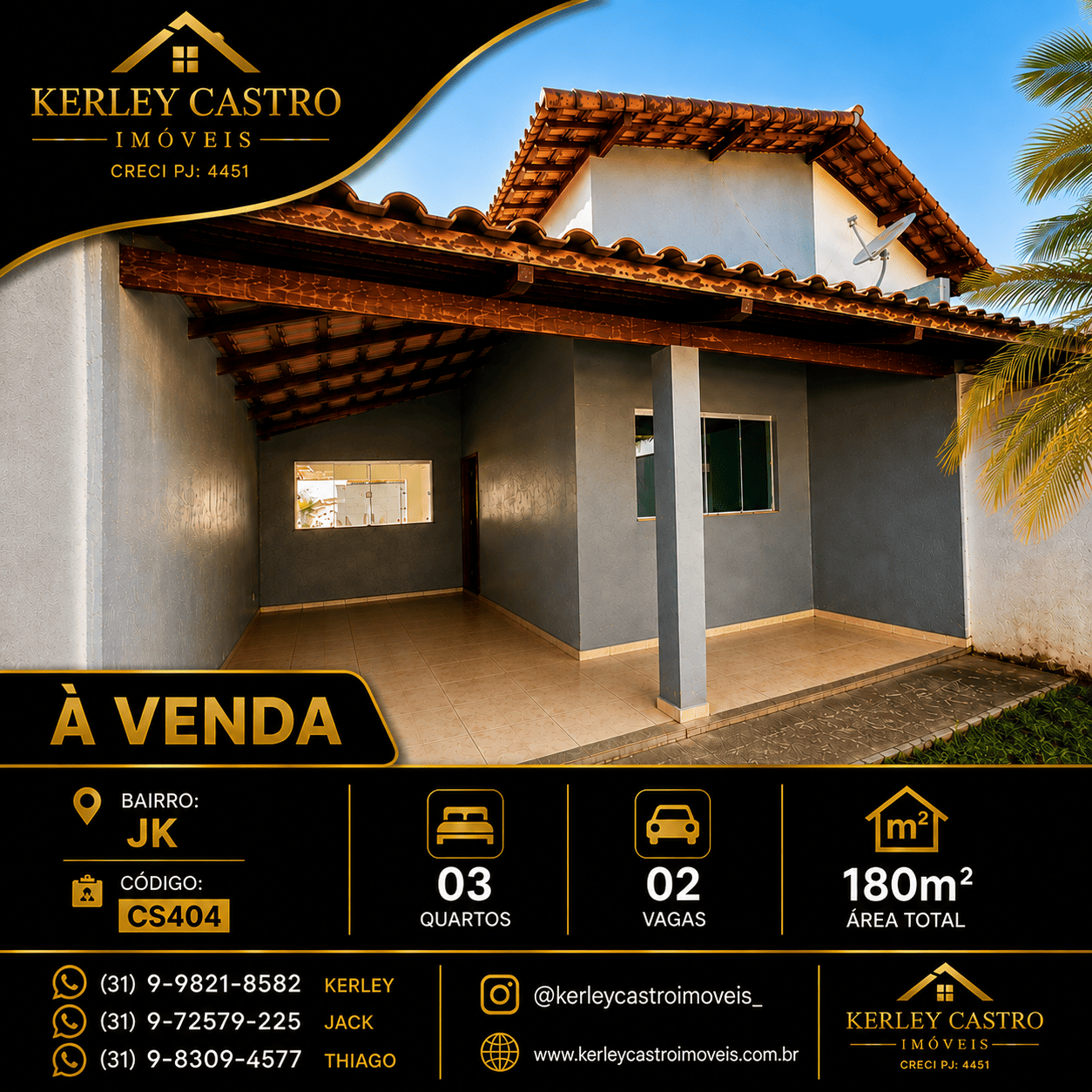 VENDO LINDA CASA NO BAIRRO JK - Sete Lagoas, MG!
