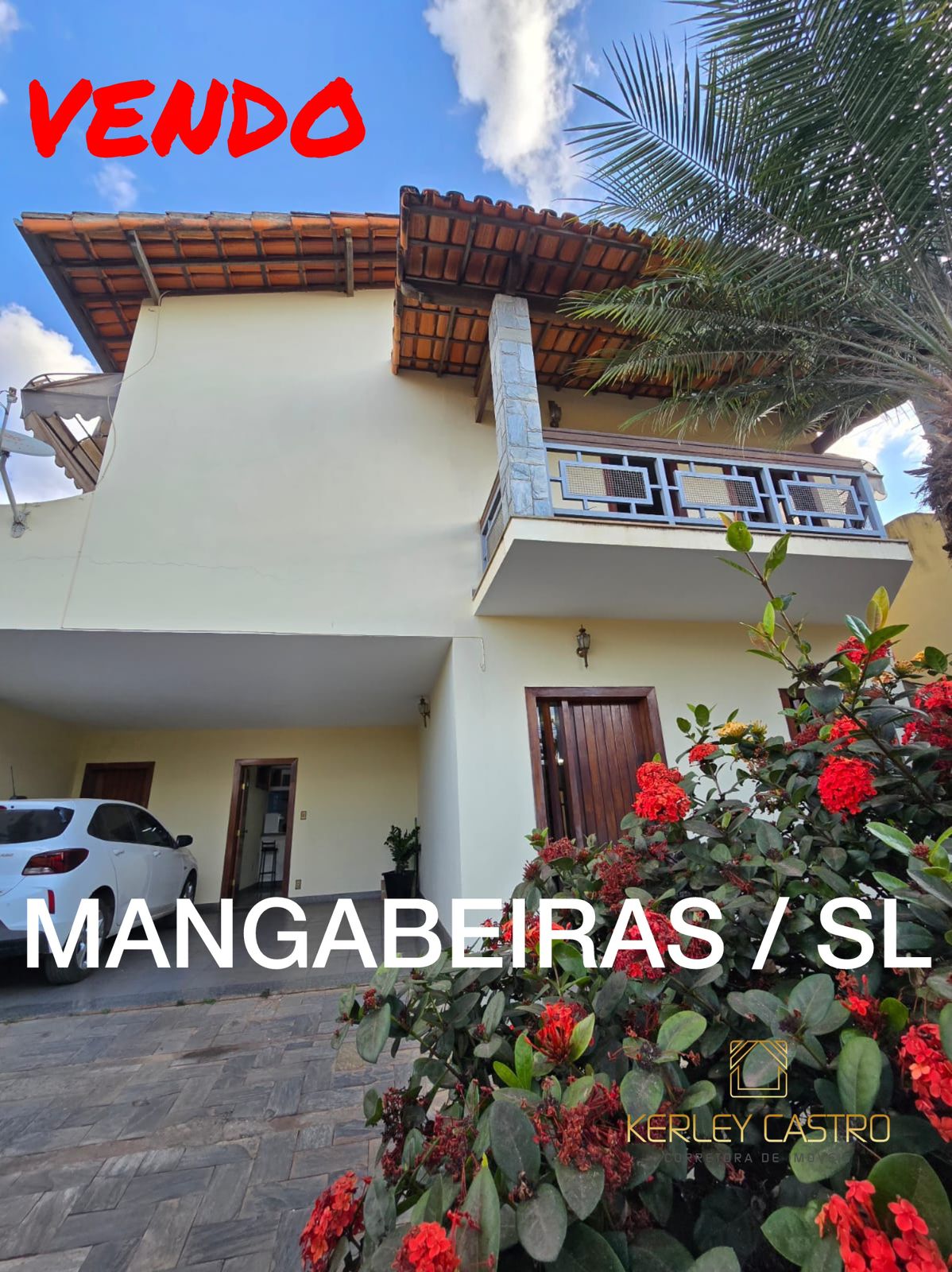 ÓTIMA CASA COM QUATRO QUARTOS NO MANGABEIRAS