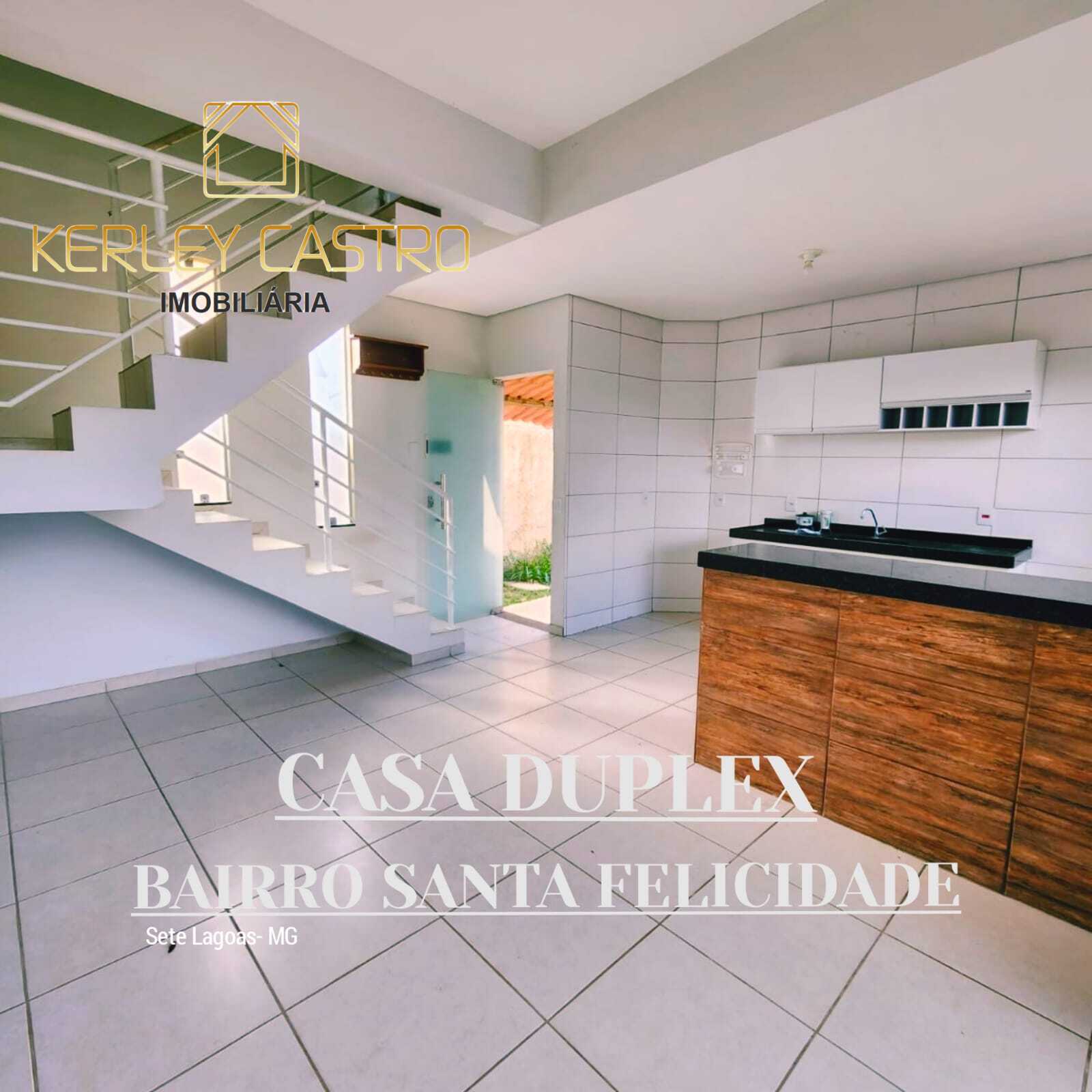 ALUGO CASA DUPLEX NO BAIRRO SANTA FELICIDADE- Sete Lagoas, MG!